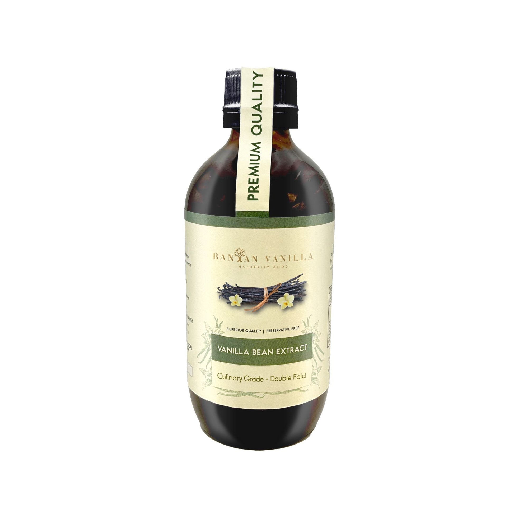 Vanilla extract double fold